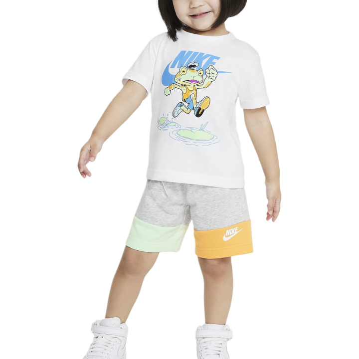 Nike Nike Casual Sportswear Light Gray White Infant And Toddler