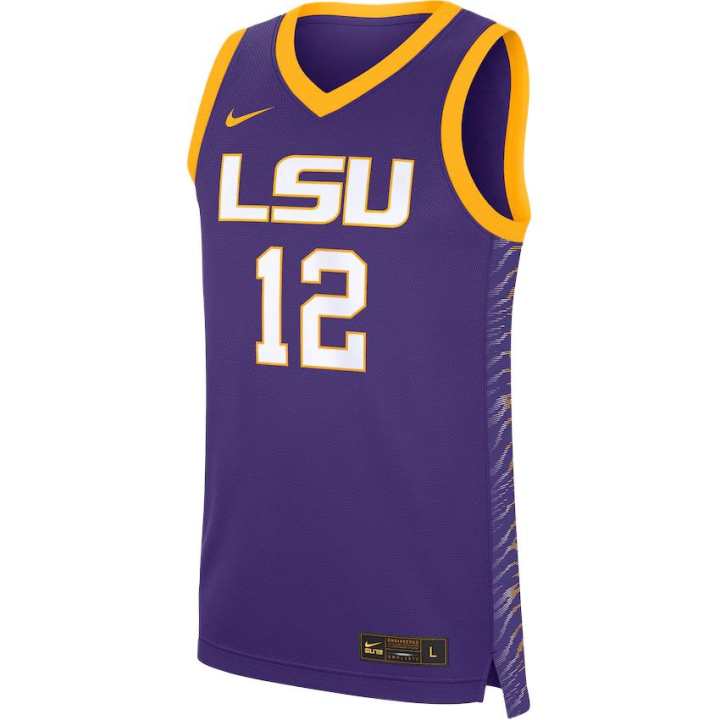 Nike Nike Mikaylah Williams Lsu Tigers Replica Men's Nike College Basketball Jersey