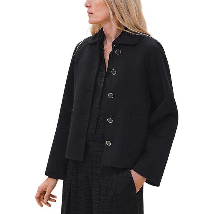 HERMES HERMES Jackets & Coats Women's Black