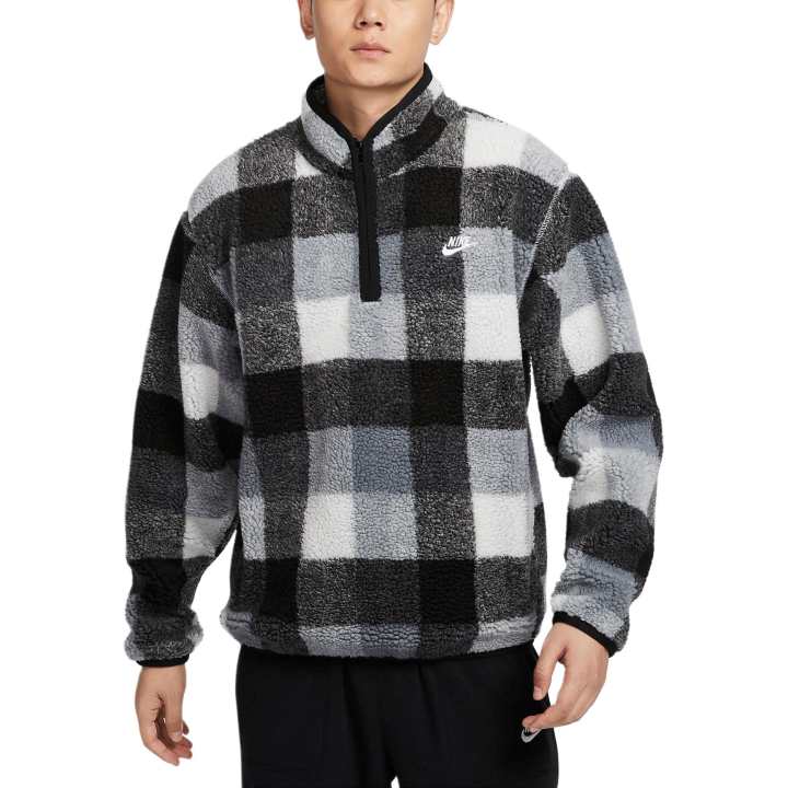 Nike Nike Club Fleece Clothing Men's Black/White/Smoke Gray
