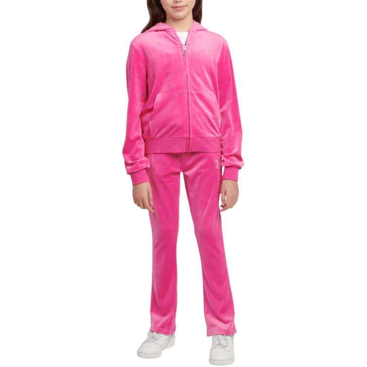 Juicy Couture JUZI Casual Sportswear Set Fuchsia Kids'