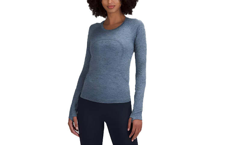 Lululemon Swiftly Tech T Shirt Women's Mixed Color Marine Blue