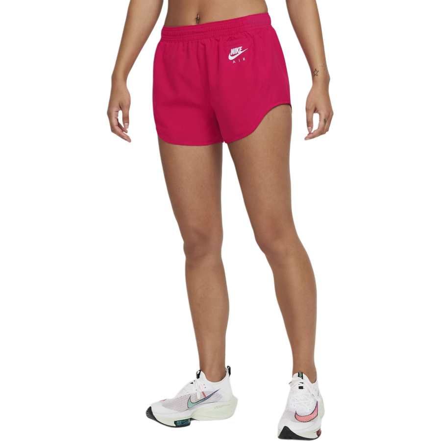 Nike Nike Dri Fit Brief Lined Running Shorts Casual Shorts Women's Red Plum