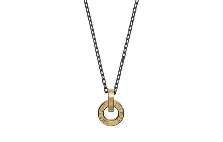 EMPORIO ARMANI Titanium Steel Necklaces Men's
