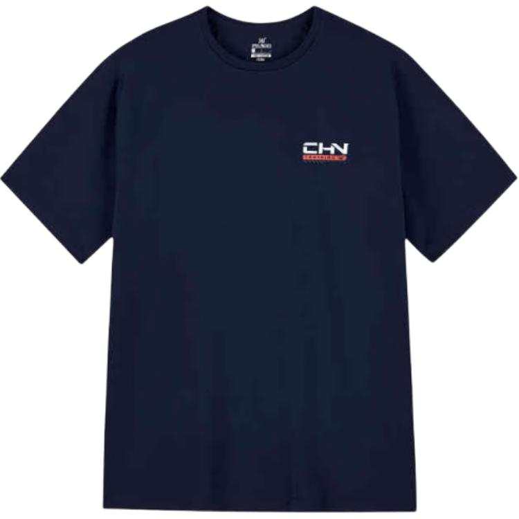 361° T Shirts Men's Dark Blue Crew Neck Moderate Straight Fit