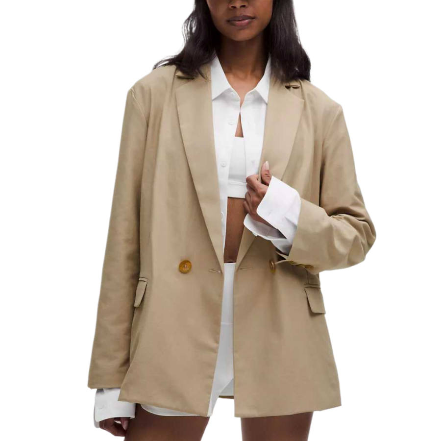 Lululemon Oversized Blazer LuluLinen™ Business Suit Women's