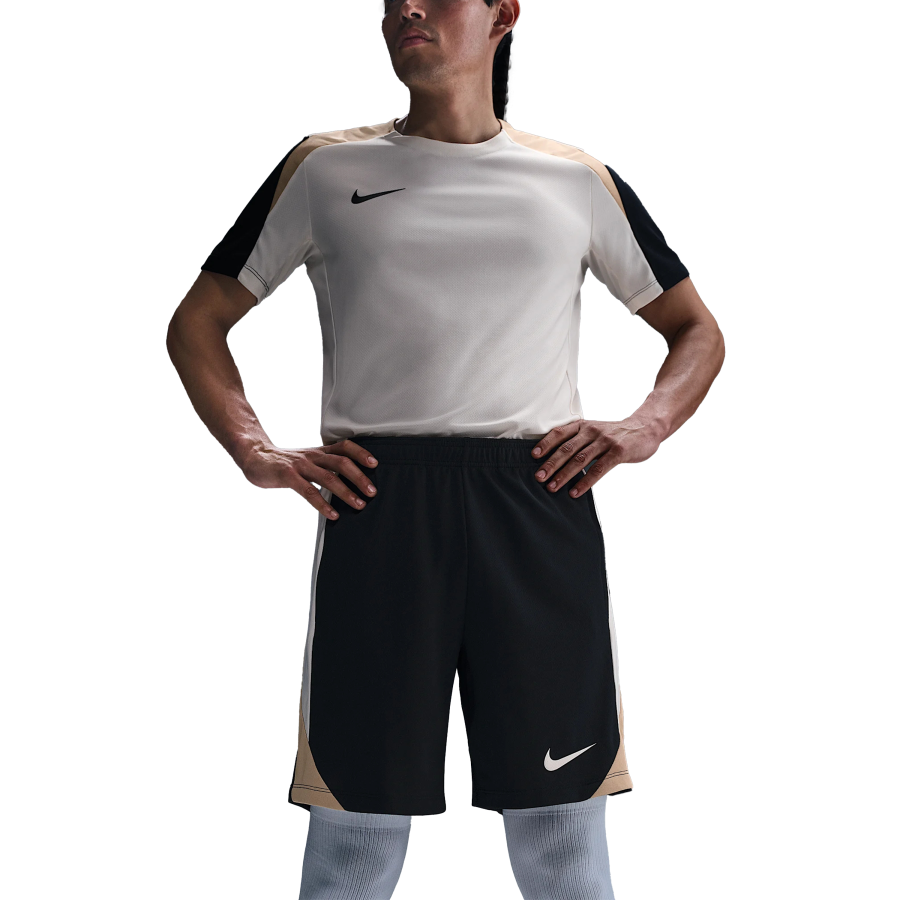 Nike Nike Dri Fit Strike SS25 Soccer Bottom Men's Black/Light Ivory White/Jersey Gold