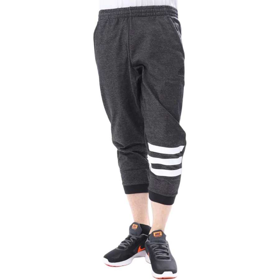 Adidas Adidas MSPORTID Sweat Quarter Casual Shorts Men's Black