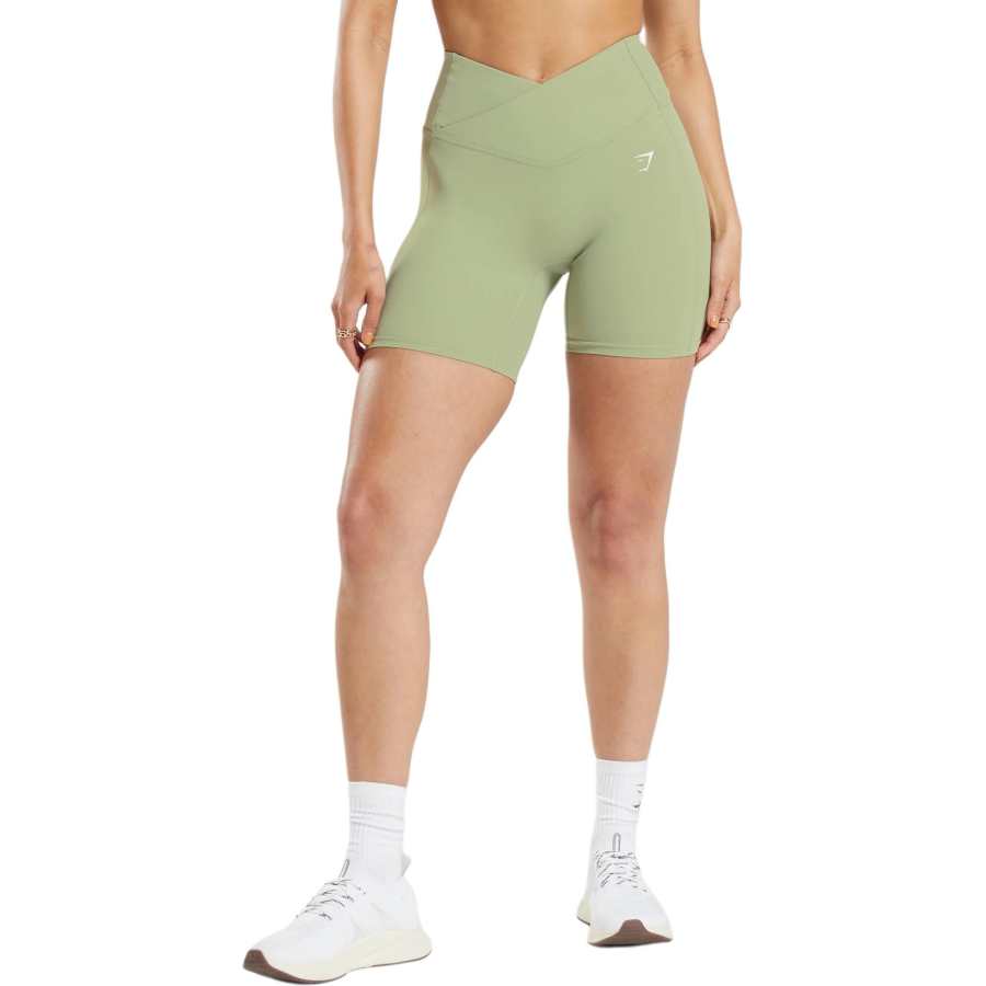 GYMSHARK Sports Shorts Women's Light Sage Green