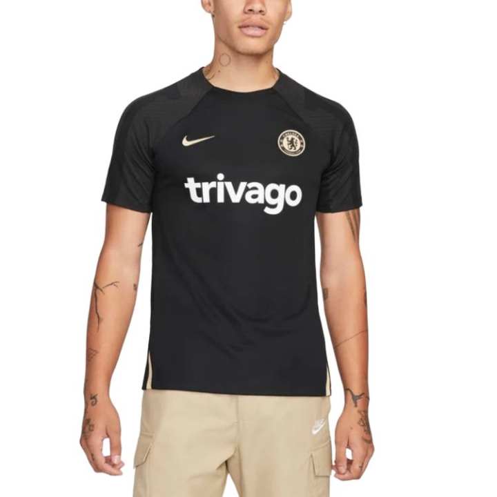 Nike Nike Chelsea Soccer Jersey Men's Black/Sesame