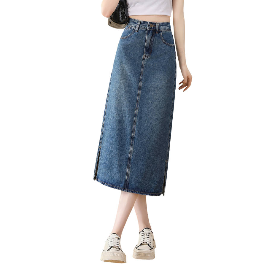 BALENO Denim Long Skirt Women's