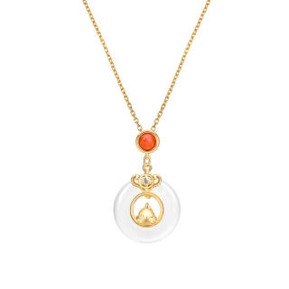 Lao Feng Xiang 925 Sterling Silver Necklaces Women's