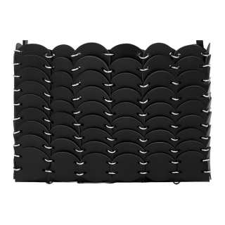 Paco Rabanne Metal Accessories Leather Shoulder Bag Women's Black