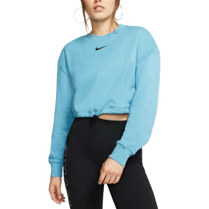 Nike Nike Sportswear Swoosh French Terry Crew Sweatshirt Women's Blue