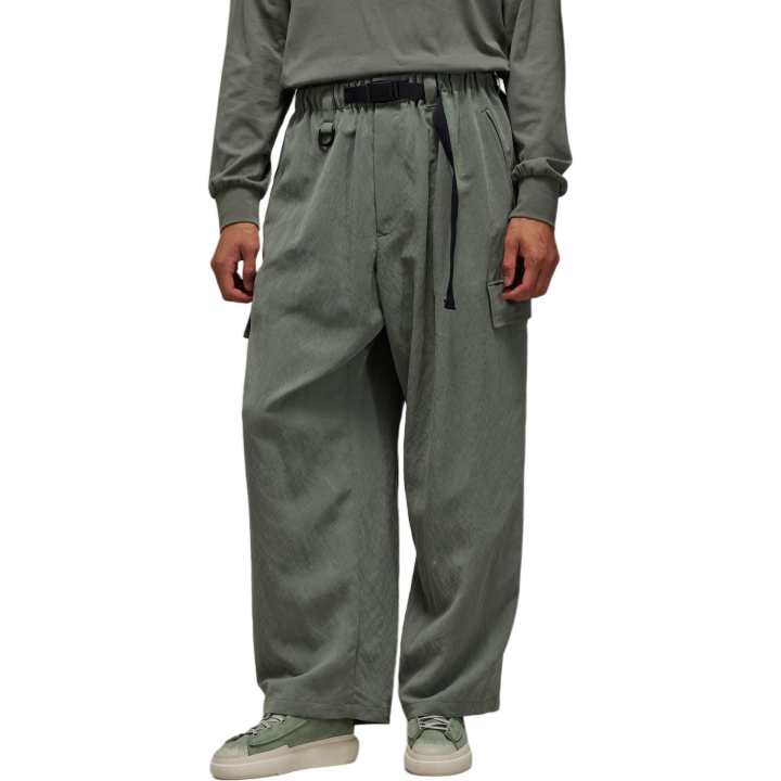 Adidas Adidas WIDE CARGO PANTS Cargo Pants Unisex Gray Stone Green