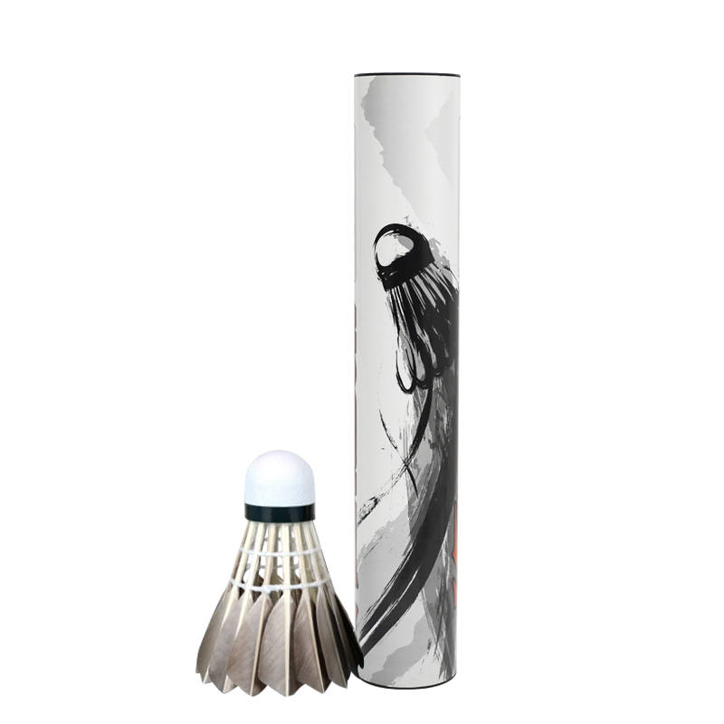 Li-Ning Li Ning KGB05 Black Feather Goose Feather Shuttlecock 12 Pack Goose Feather Shuttlecocks