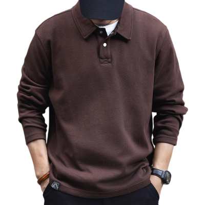 GELANLU Spring Polo Shirt Loose Fit Unisex