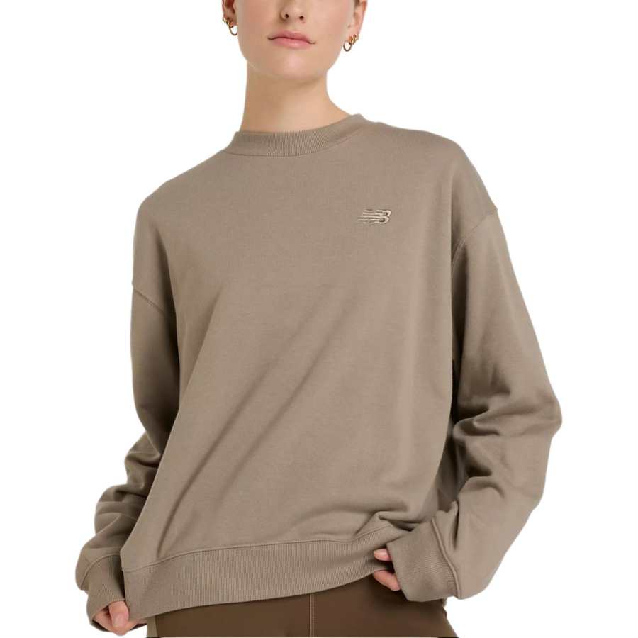 New Balance New Balance Sport EssentialsFrench Terry Sweatshirt Women's Brown