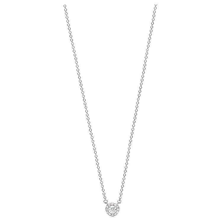 TIFFANY & CO. Tiffany Soleste Platinum Necklaces Women's Silver