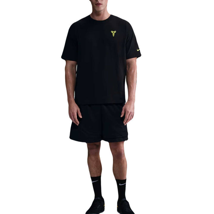 Nike Nike T Shirts Men's Black Crew Neck Moderate Straight Fit