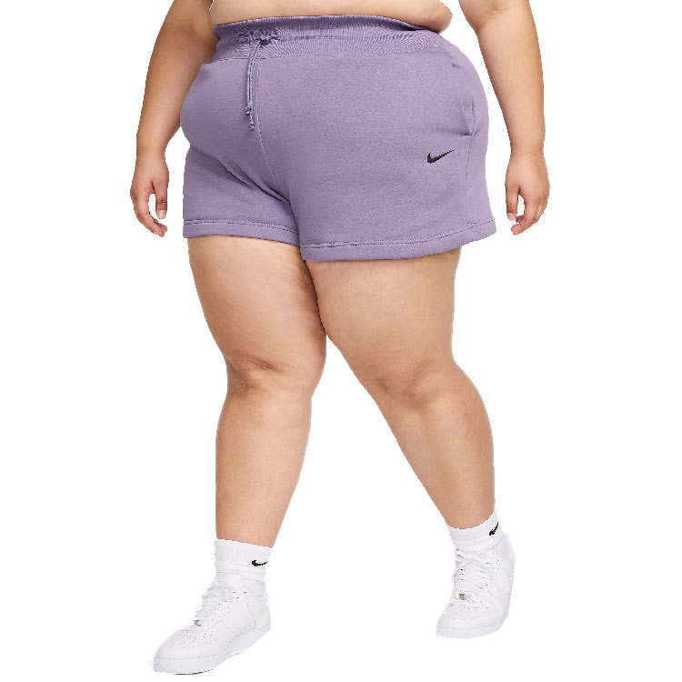 Nike Nike Sportswear Women's High Waisted Loose Shorts Casual Shorts Women's Purple