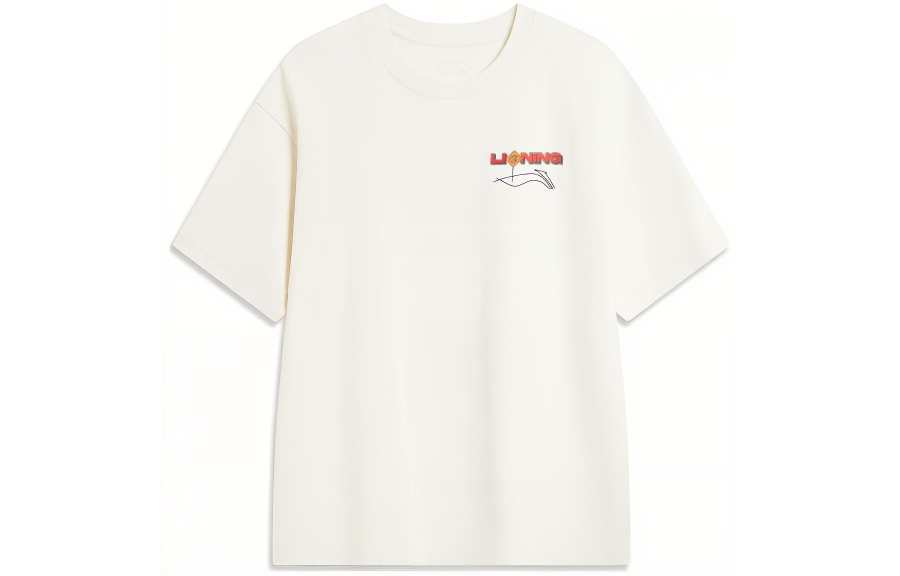 Li-Ning Li Ning Skateboard T Shirt Men's Ecru