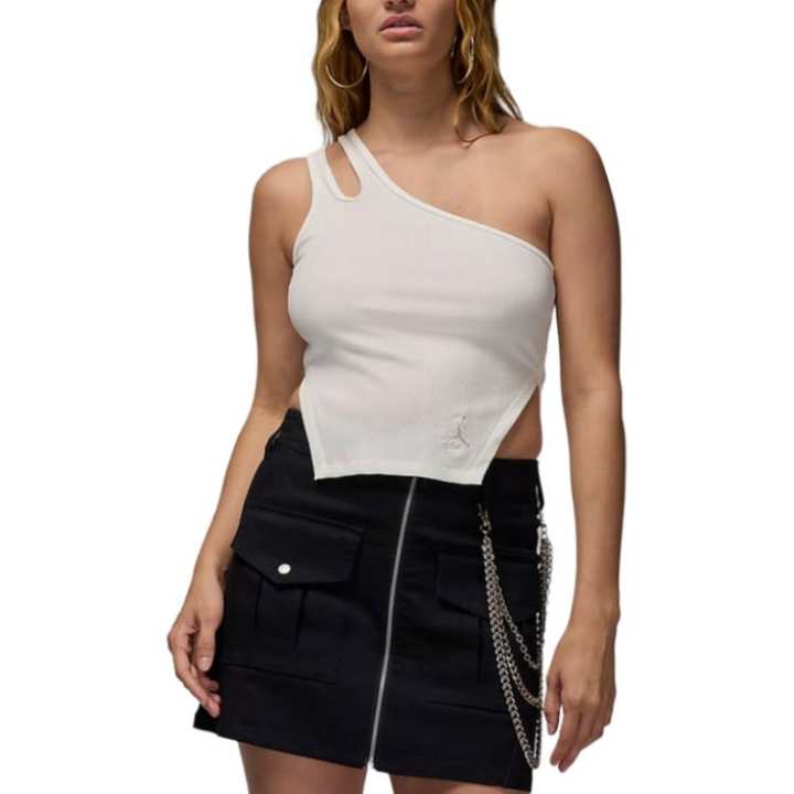 Jordan Jordan Tank Tops Women's Canvas Moderate Asymmetrical Shoulder