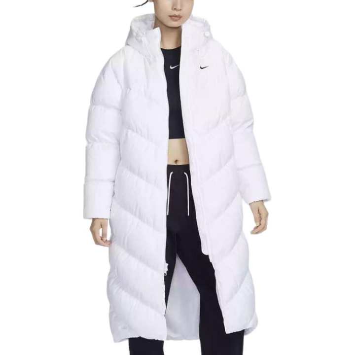 Nike Nike Down Jackets Women's White Hooded Moderate Other