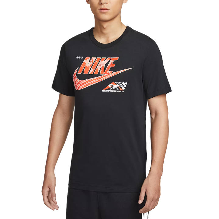 Nike Nike T Shirts Men's Black Crew Neck Moderate