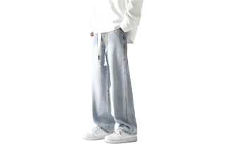 MATCHA STORY Jeans Unisex Moderate Straight Fit Pants