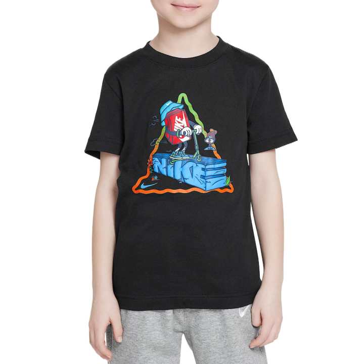 Nike Nike T Shirt Black Children Aged 3 7 Years Old