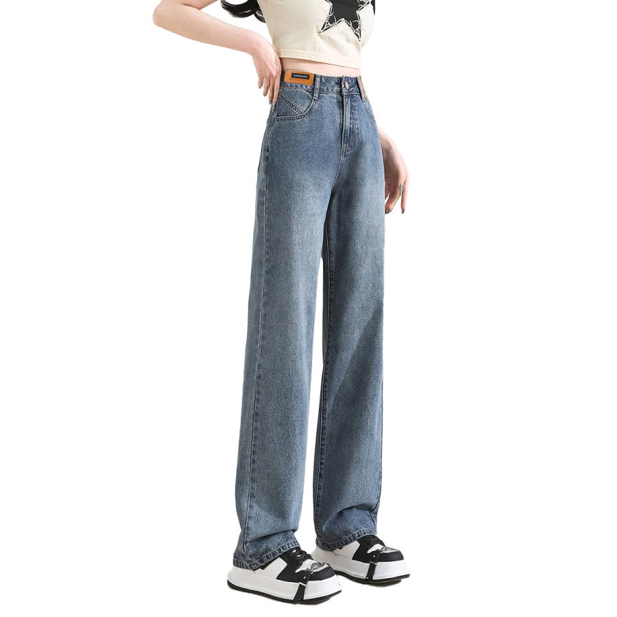BALENO Jeans Women's Blue Moderate Wide Leg Pants
