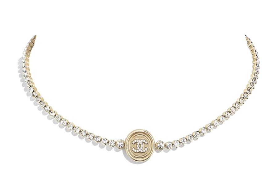 CHANEL CHANEL Double C Brass Necklaces Women's