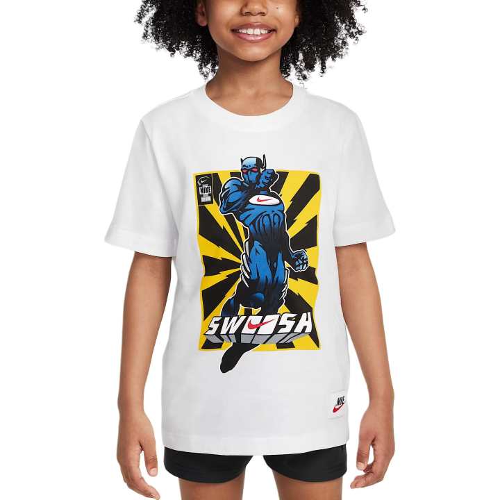 Nike Nike SportswearSwoosh T Shirt White Kids'
