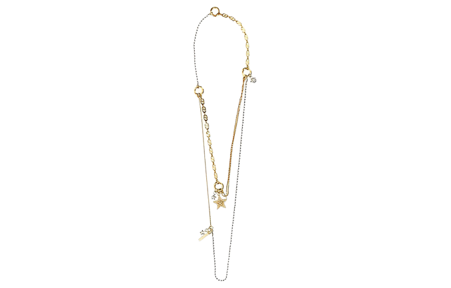 VERSACE 【Previous Season】Greca double-stranded necklace
