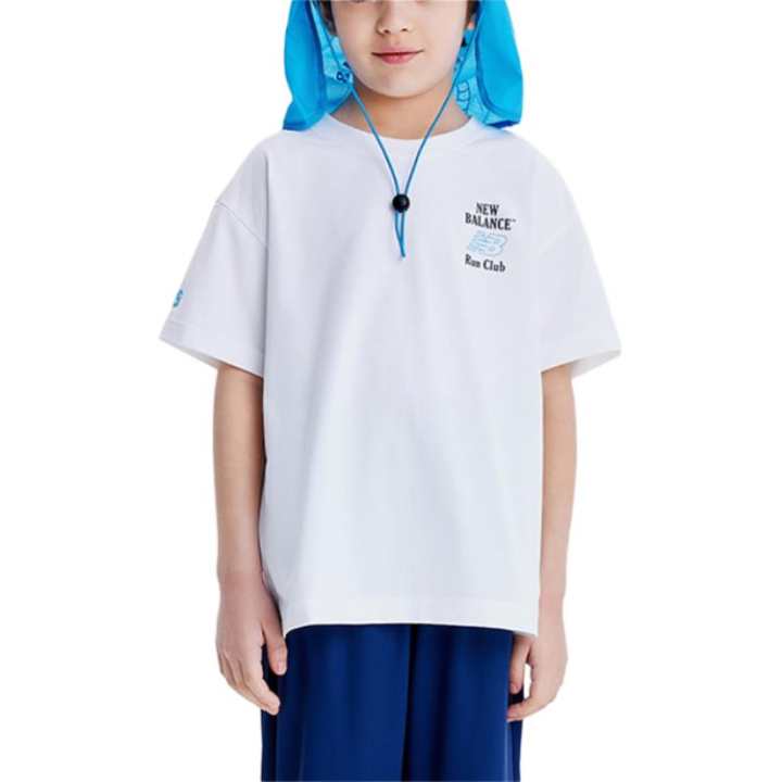 New Balance New Balance T Shirt White Children Aged 3 7 Years Old