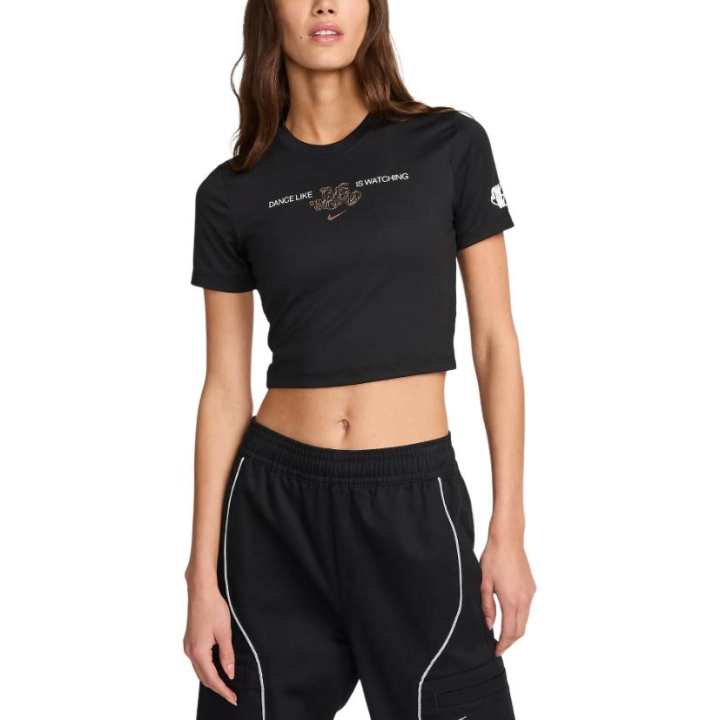Nike Nike T Shirts Women's Black/BKL Crew Neck Moderate Other