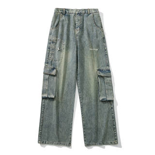 DAREASY Jeans Unisex Washed Blue