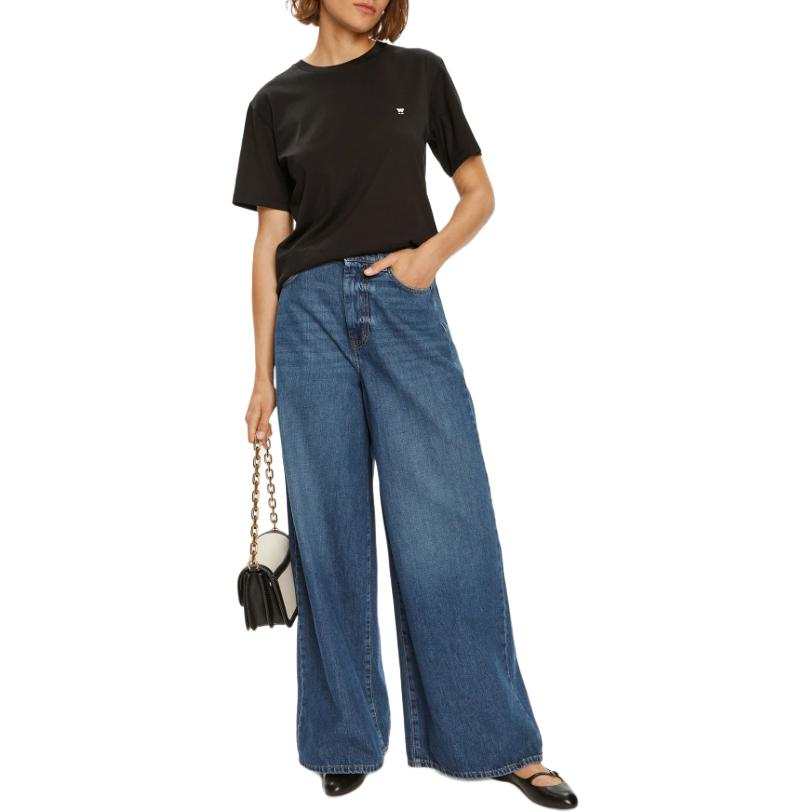WEEKEND MaxMara MaxMara Button Detailed Wide Leg Jeans