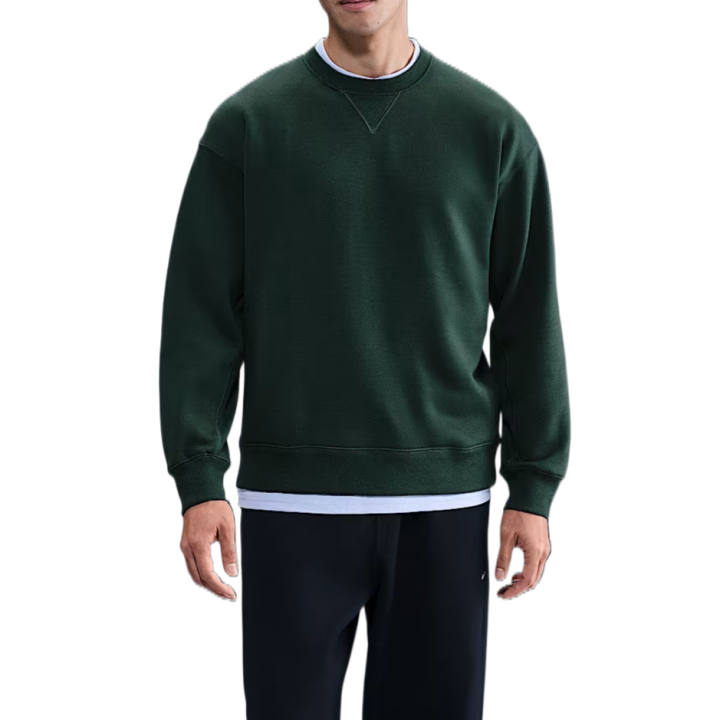 Nike Nike Sweatshirts Men's Green Crew Neck Moderate