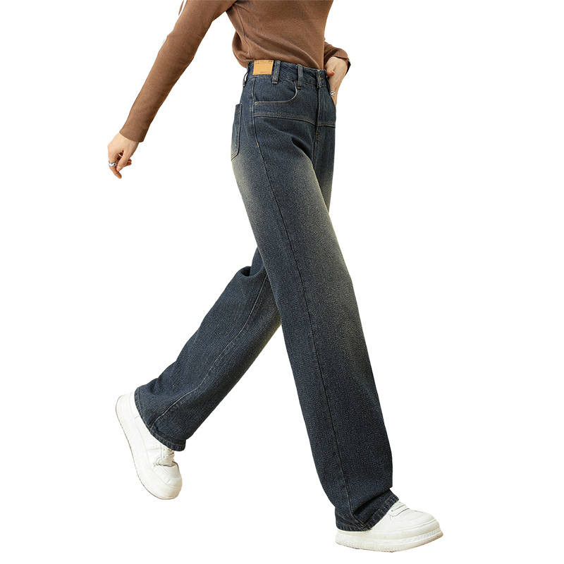 BALENO Jeans Women's Blue Moderate Wide Leg Pants