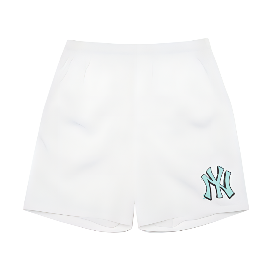 MLB New York Yankees Casual Shorts Unisex White