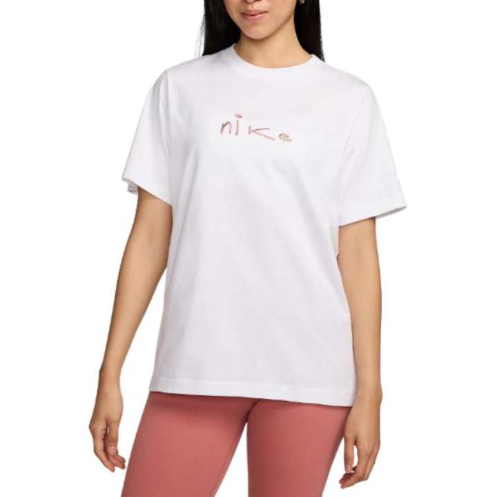 Nike Nike T Shirts Women's White Crew Neck Moderate Other