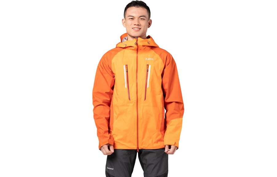 DECATHLON DECATHLON Waterproof Windbreaker Jacket Men's Orange