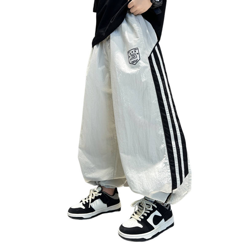 Lanza Lanza Knitted Sweatpants Khaki Kids'