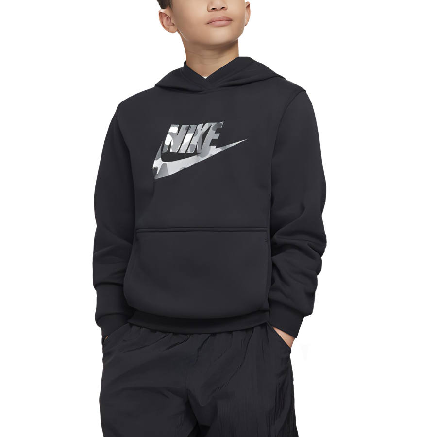 Nike Nike Sweatshirt Sportswear Club Fleece Black Teenagers