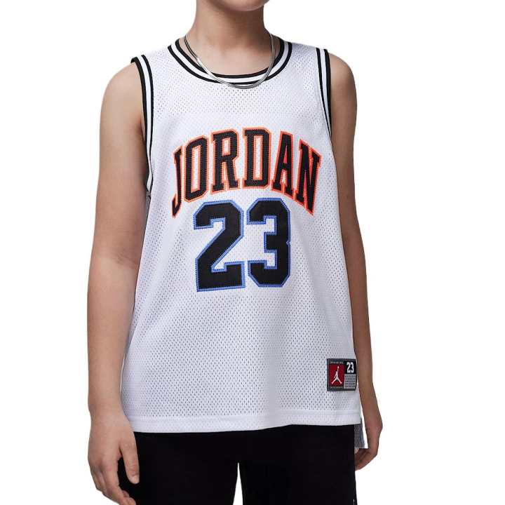 Jordan Jordan 23 Jersey T Shirt Bright Dark Red Teenagers