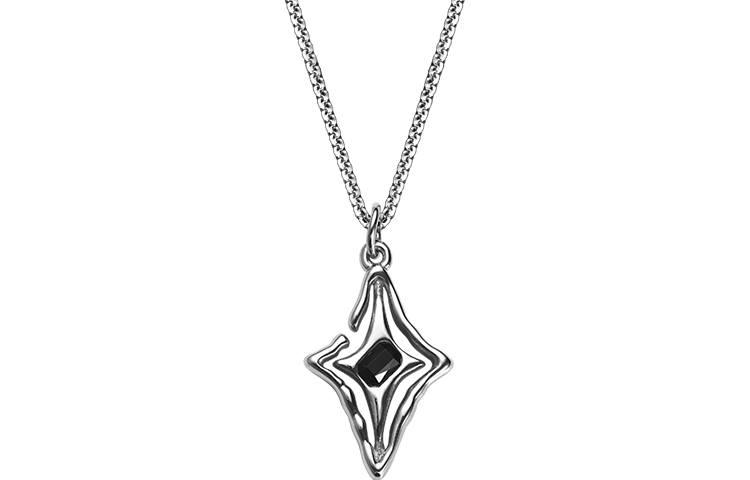 MAGICPOLE MAGICPOLE Titanium Steel Necklaces Men's Silver