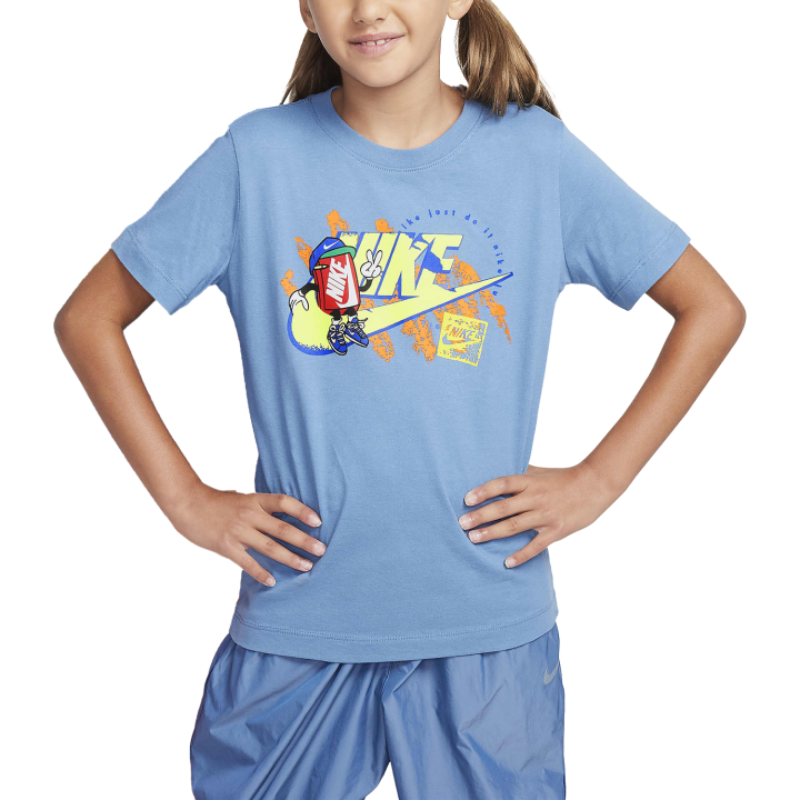 Nike Nike Sportswear T Shirt Blue Children Aged 3 7 Years Old
