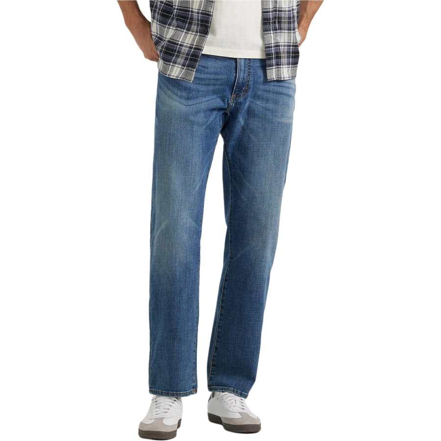Lee Lee Jeans Men's Medium Blue Moderate Straight Fit Pants